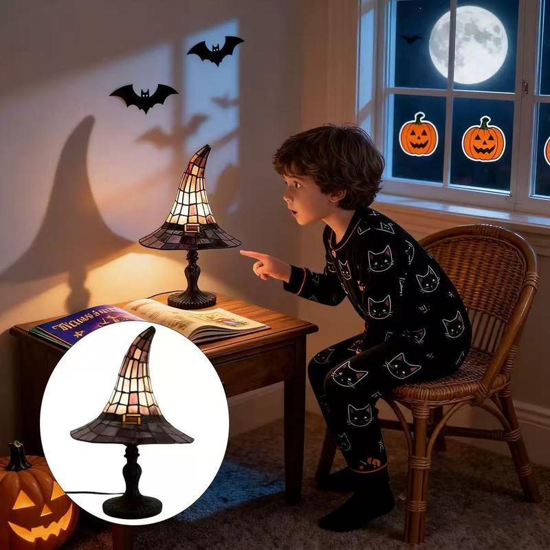 Desk Setup Lamp - El Yapımı Gotik Cadı Şapkası Led