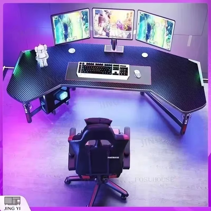 Desk Setup L Shaped - Profesyonel Oyun Masası Ergonomik Bilgisayar Masası