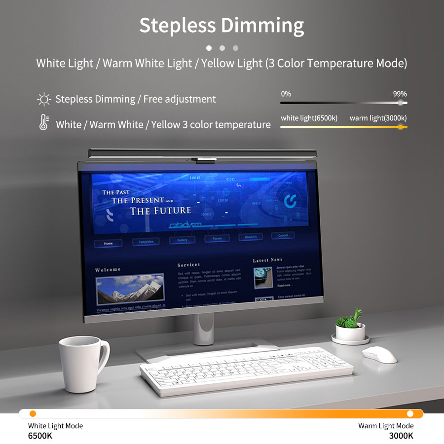 50cm LED Monitör Işık Çubuğu E - Desk Setup Lamp incelemesi ve fiyatı