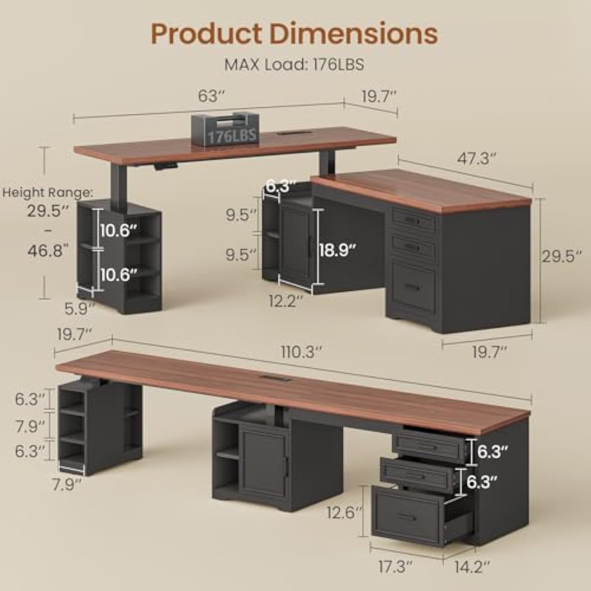 LED Kontrollü, Ayarlanabilir,  - Desk Setup L Shaped incelemesi ve fiyatı