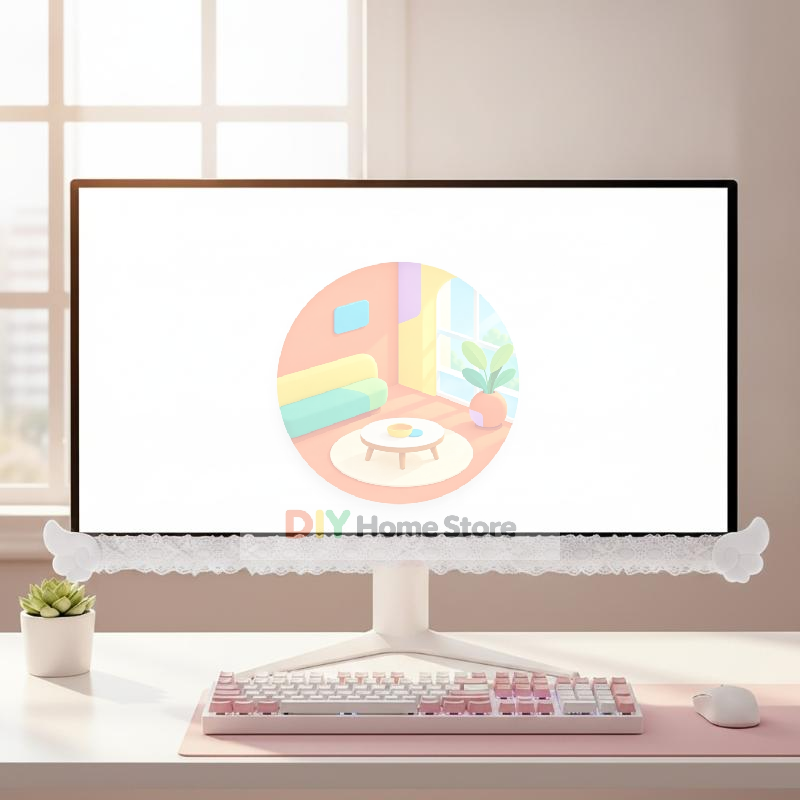 Renkli Dantel Monitör Kenar Sü - Setup Desk Monitor incelemesi ve fiyatı