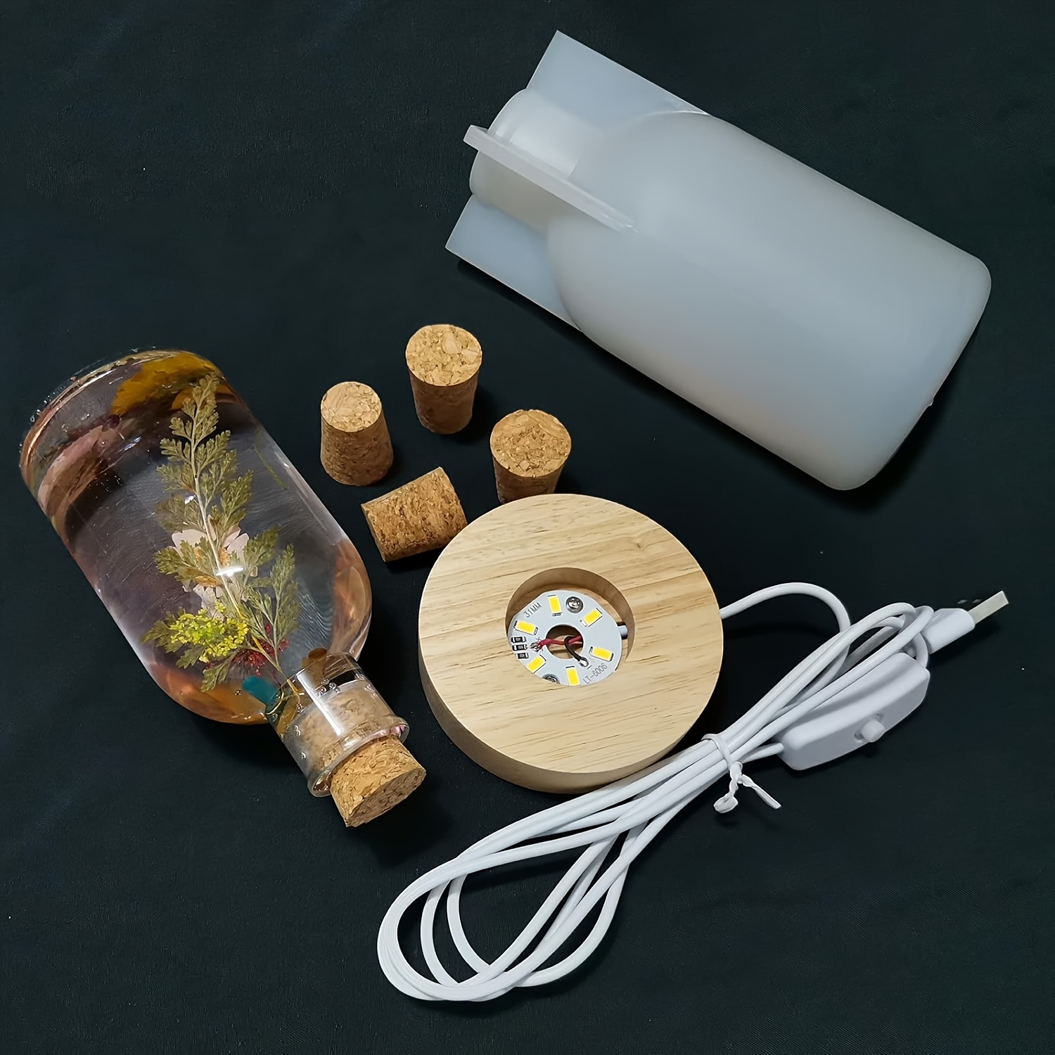 Drift Bottle Işıklı Reçine Kal - Desk Setup Lamp incelemesi ve fiyatı