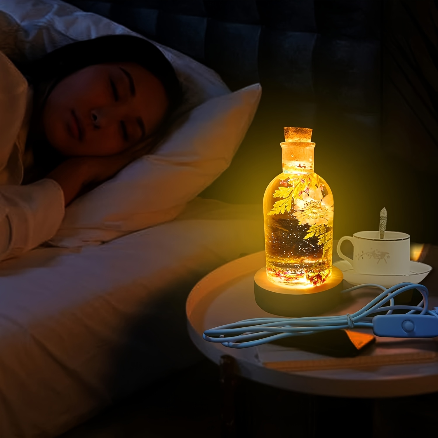 Drift Bottle Işıklı Reçine Kal - Desk Setup Lamp incelemesi ve fiyatı