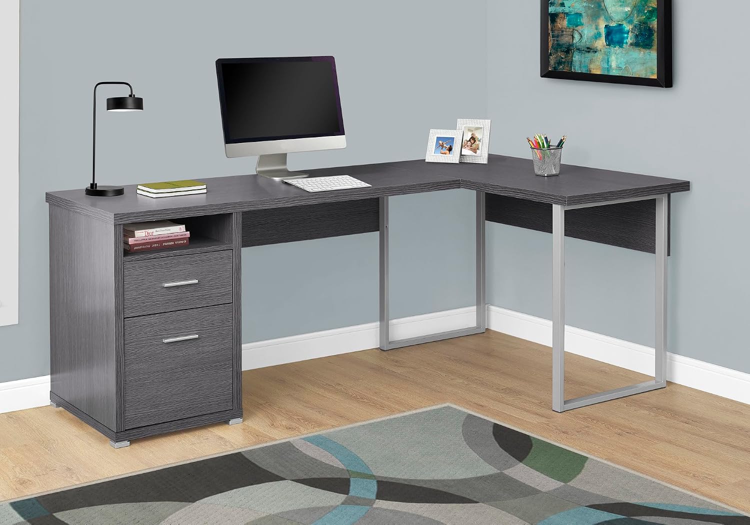 I 7257 Bilgisayar Masası, Ev O - Desk Setup L Shaped incelemesi ve fiyatı