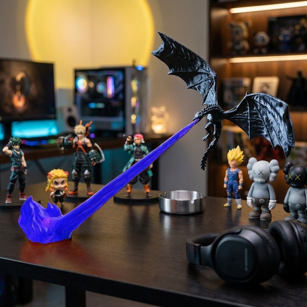 Yaratıcı Ejderha Nefesi Lambas - Desk Setup Lamp incelemesi ve fiyatı