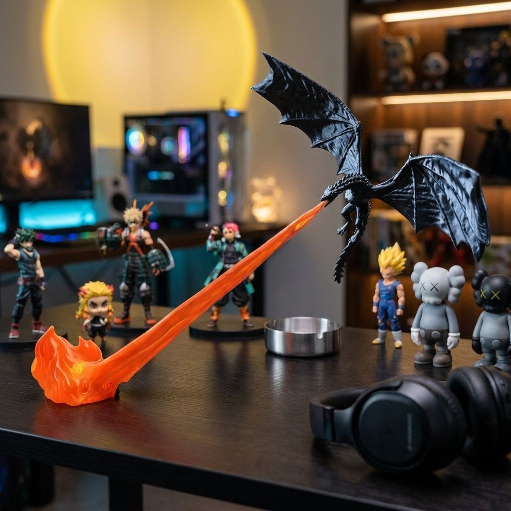 Yaratıcı Ejderha Nefesi Lambas - Desk Setup Lamp incelemesi ve fiyatı